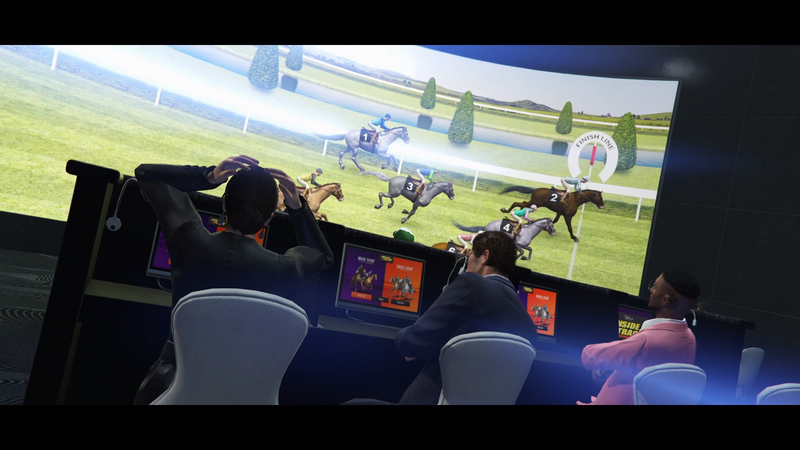 Illustration for article titled GTA Online's Casino Will Have Horse Racing, Private Arcades, And Penthouses